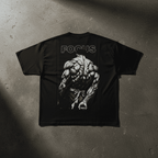 VOID FOCUS — Oversized Black Tee