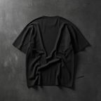 Custom Lab — Black Oversized Tee