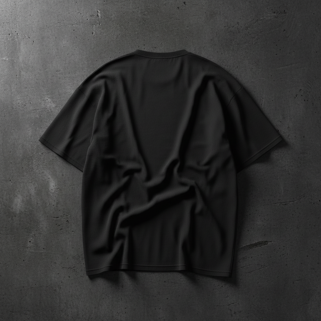 Custom Lab — Black Oversized Tee