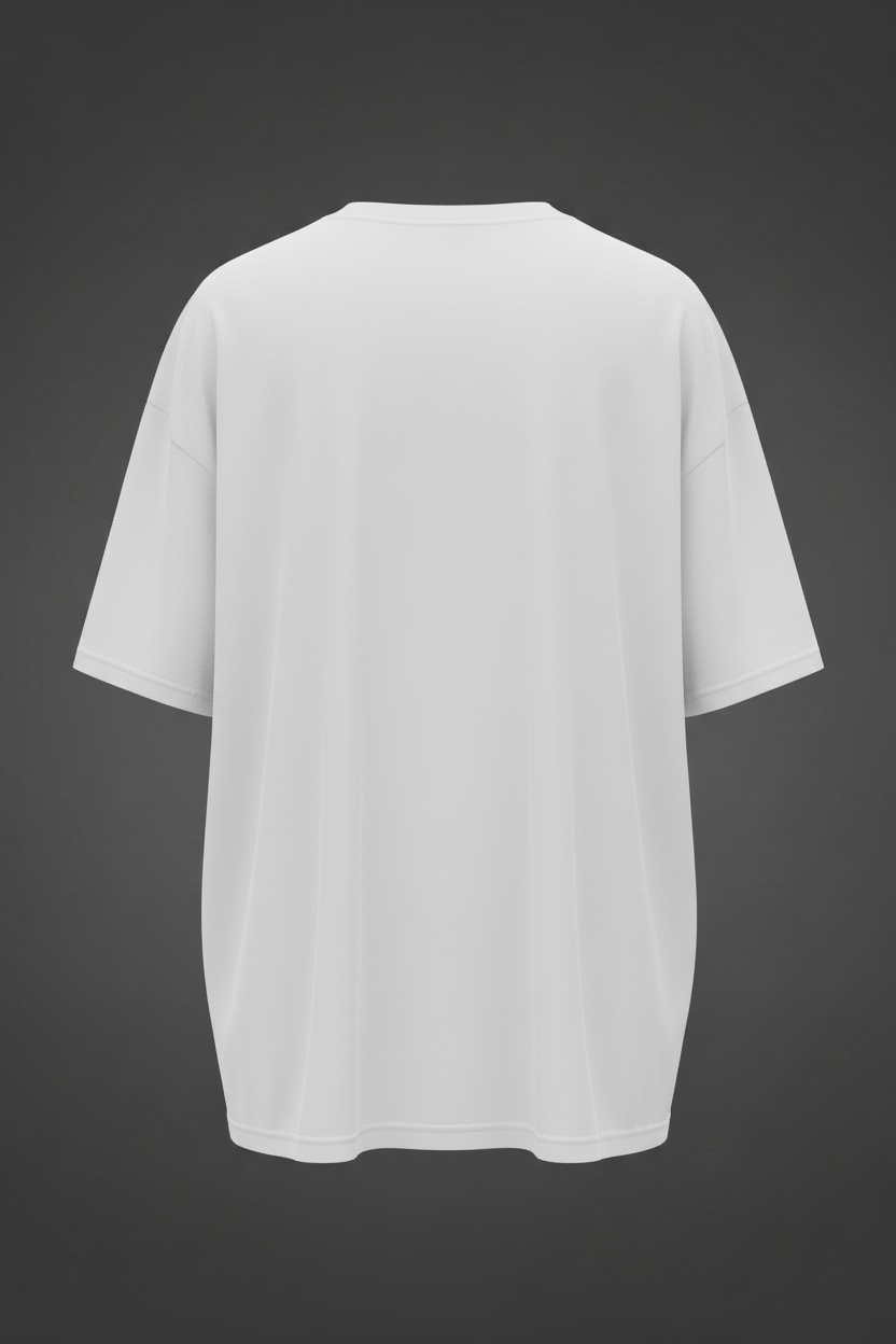 Custom Lab — White Oversized Tee