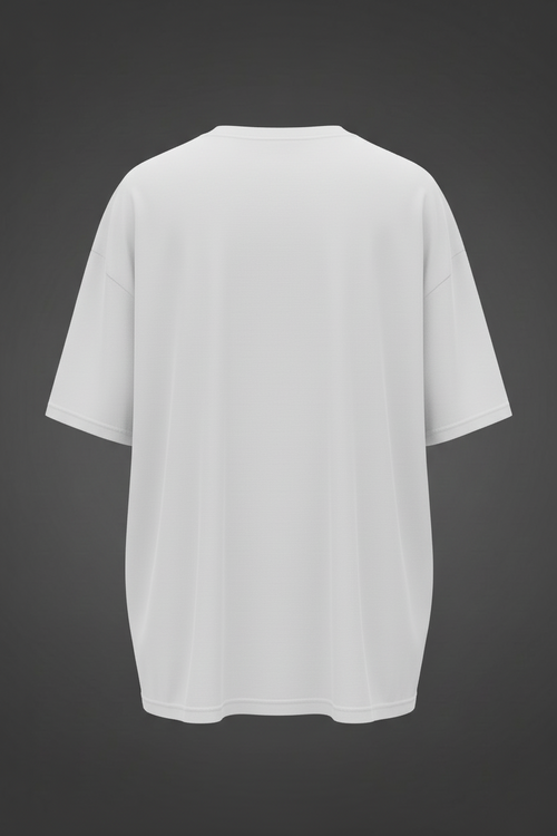 Custom Lab — White Oversized Tee