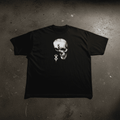 VOID FOCUS — Oversized Black Tee