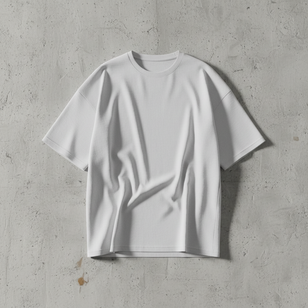 Custom Lab — White Oversized Tee