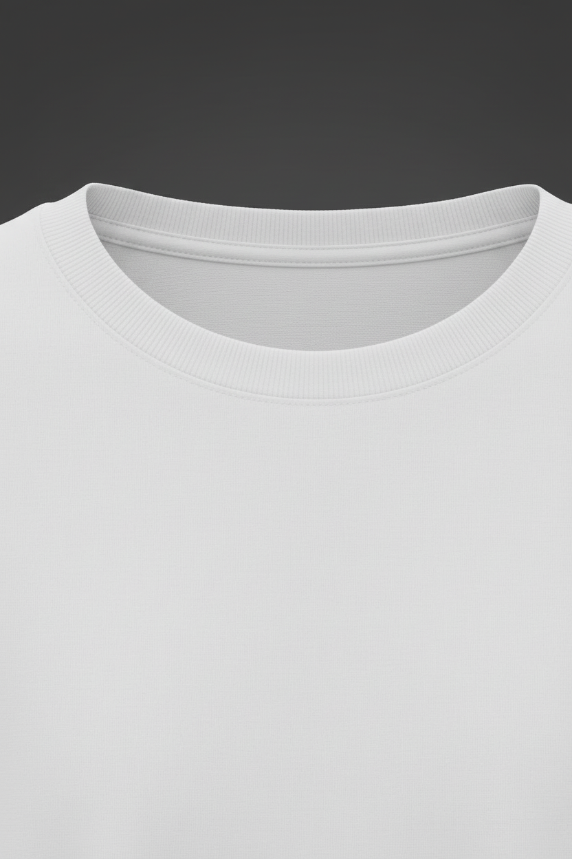 Custom Lab — White Oversized Tee